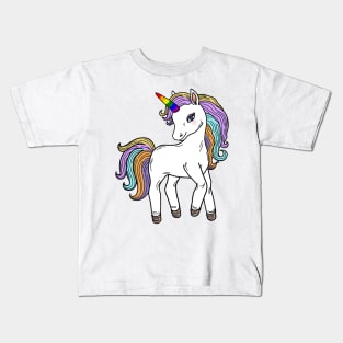 Gay Pride Rainbow Unicorn Kids T-Shirt